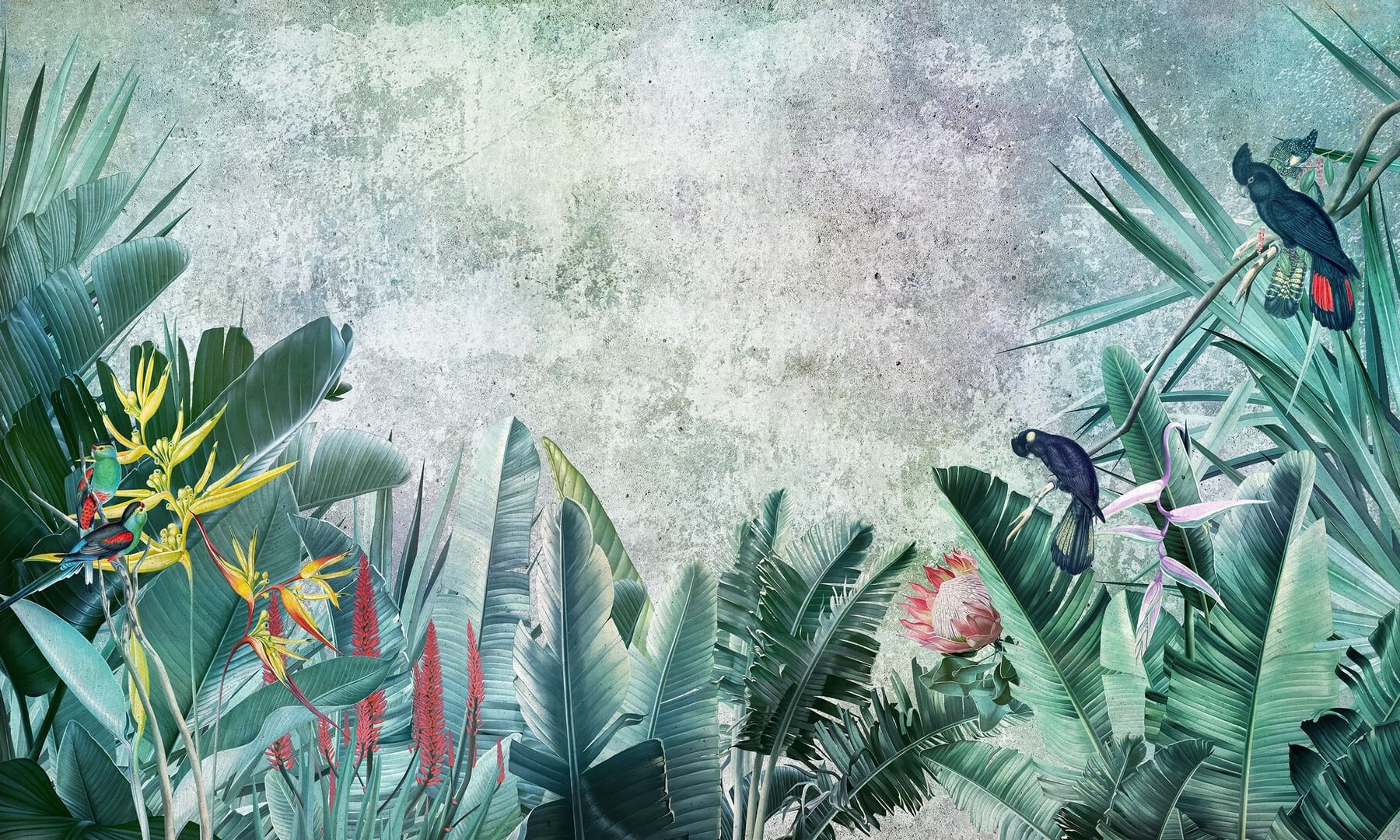 Fototapeta tropikalna roślinność Wonderwall Paradise 35075303