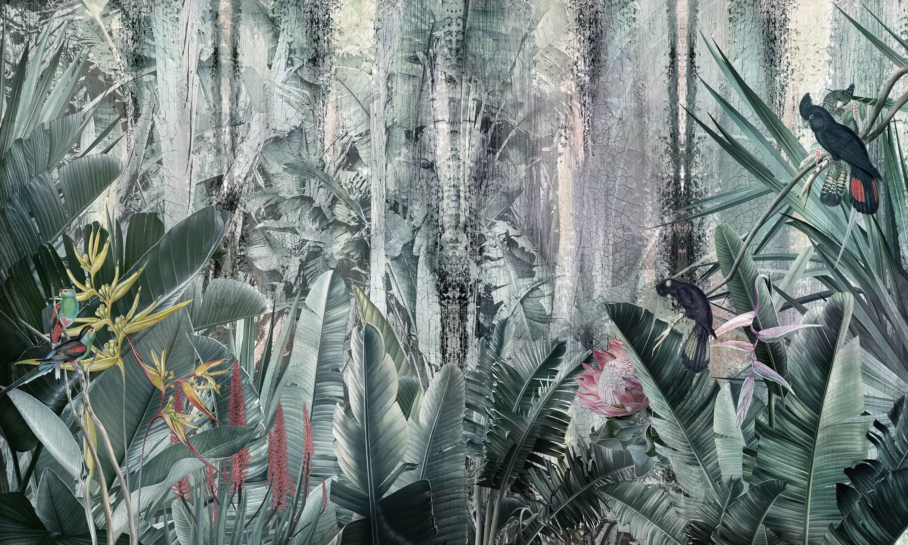 Fototapeta tropikalna roślinność Wonderwall Paradise 35075308