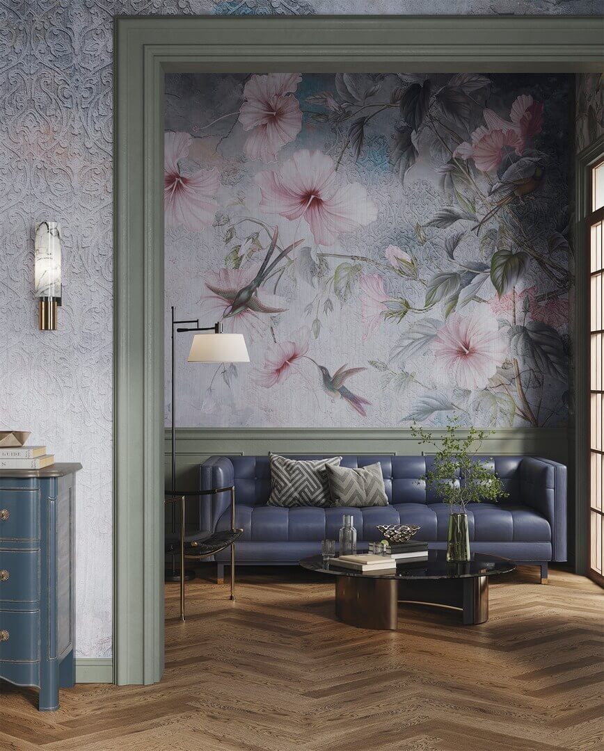 Fototapeta kwiaty i ornament Wonderwall Ebbi 35073303