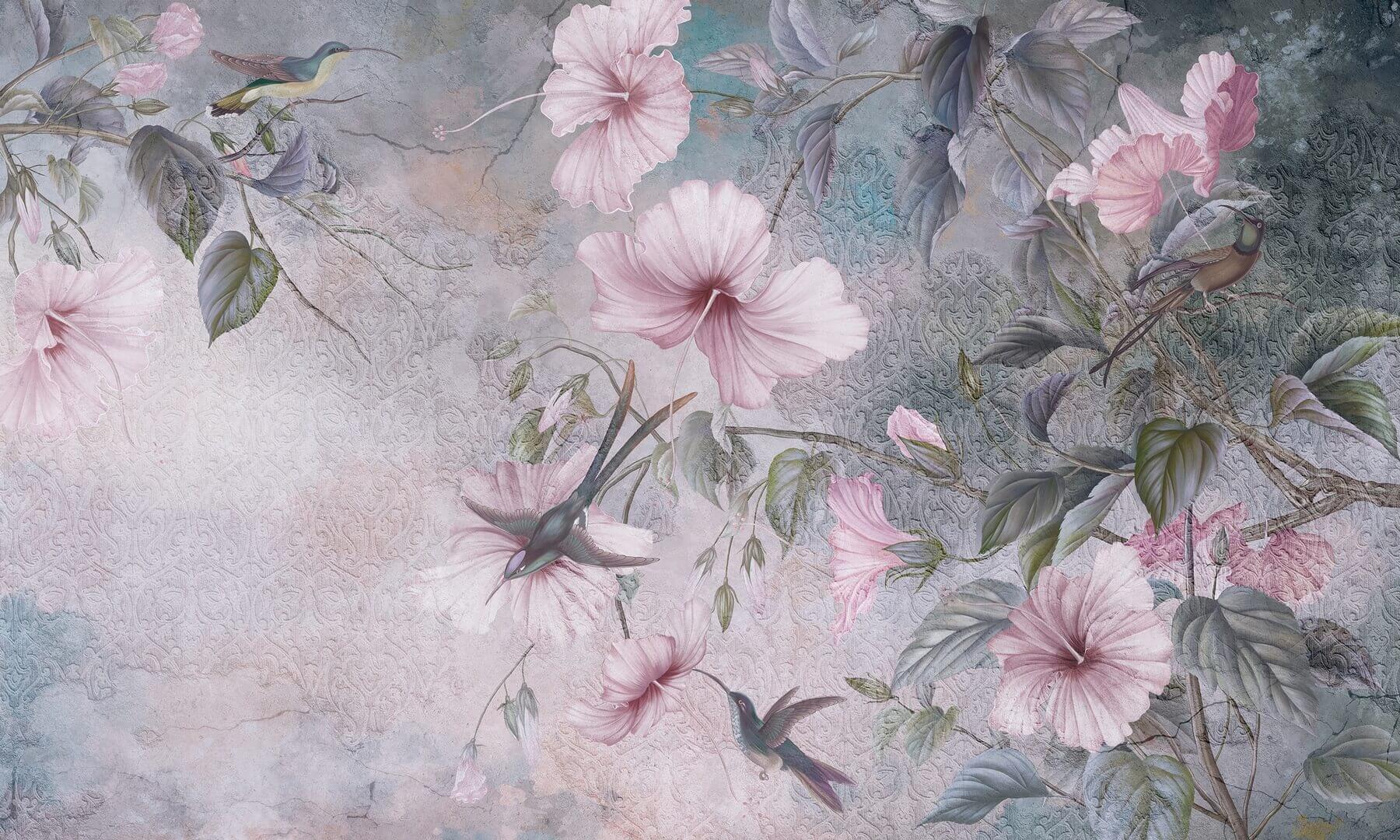 Fototapeta kwiaty i ornament Wonderwall Ebbi 35073303