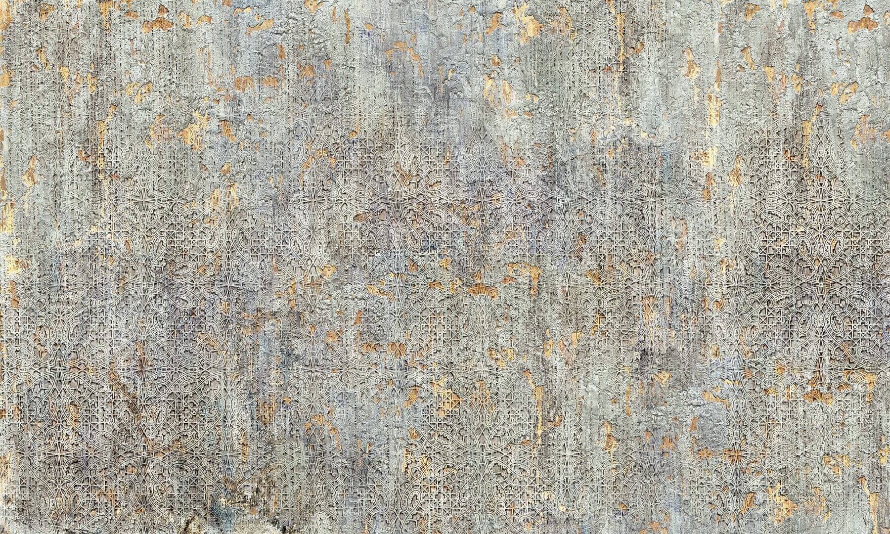 Fototapeta ornament i beton Wonderwall Amber 35047305