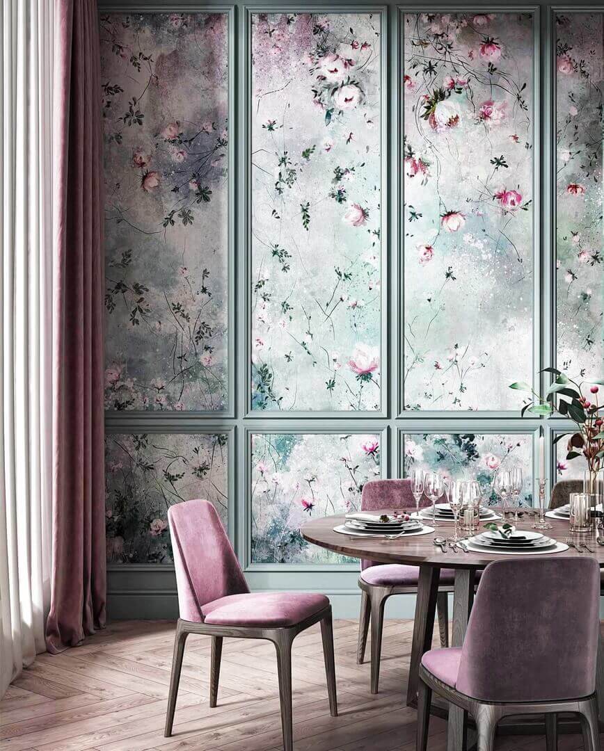 Fototapeta romantyczne kwiatki Wonderwall Ameli 35077005