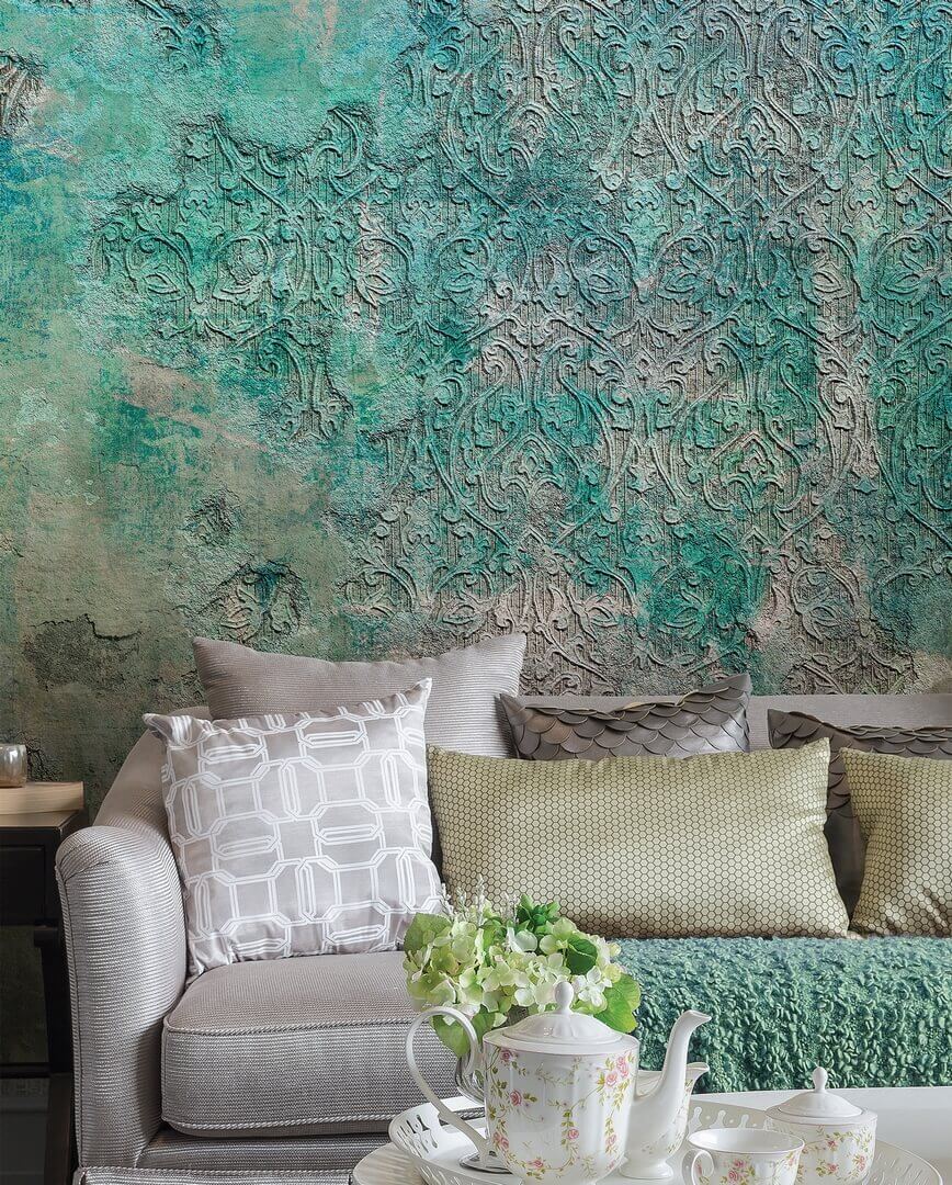 Fototapeta ornament i beton Wonderwall Antal 35044701