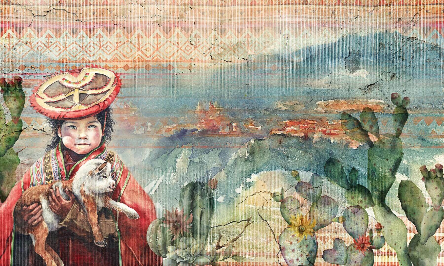 Fototapeta w etnicznym stylu Wonderwall Aruma 35091102
