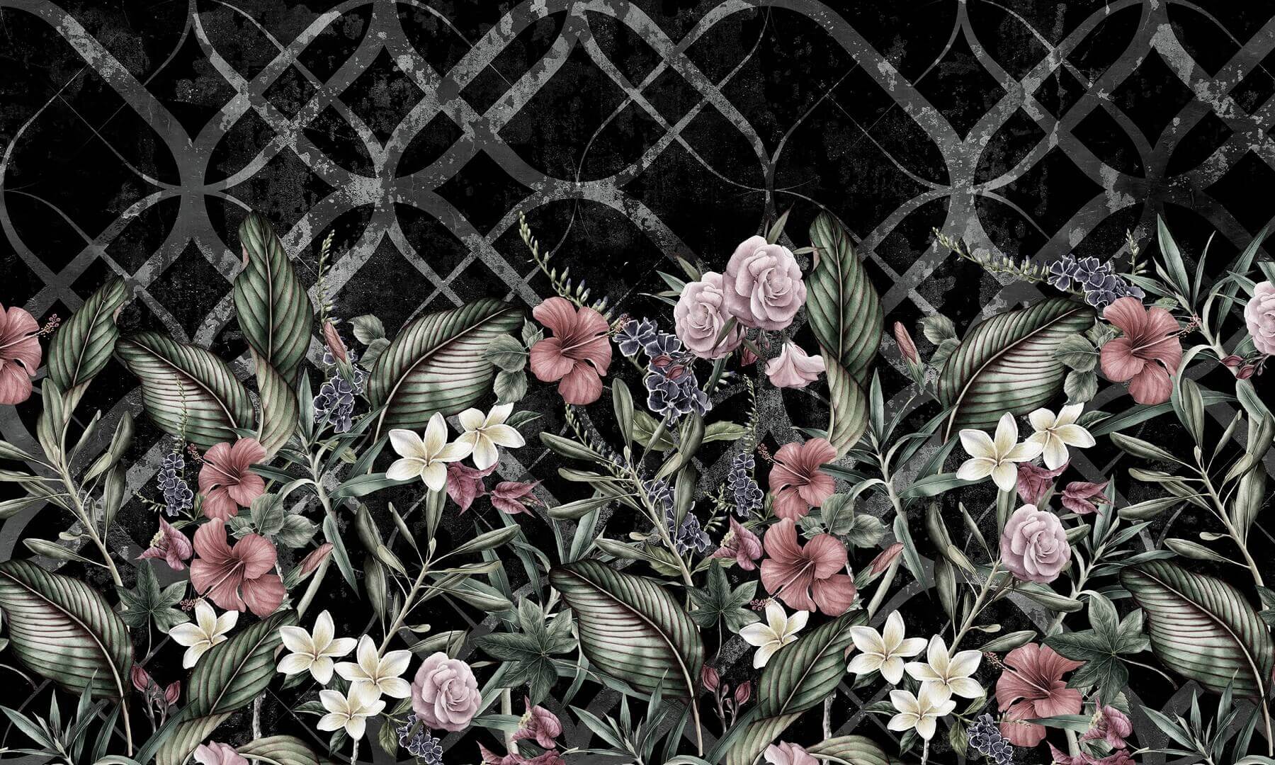 Fototapeta kwiaty Wonderwall Bahama 35074100