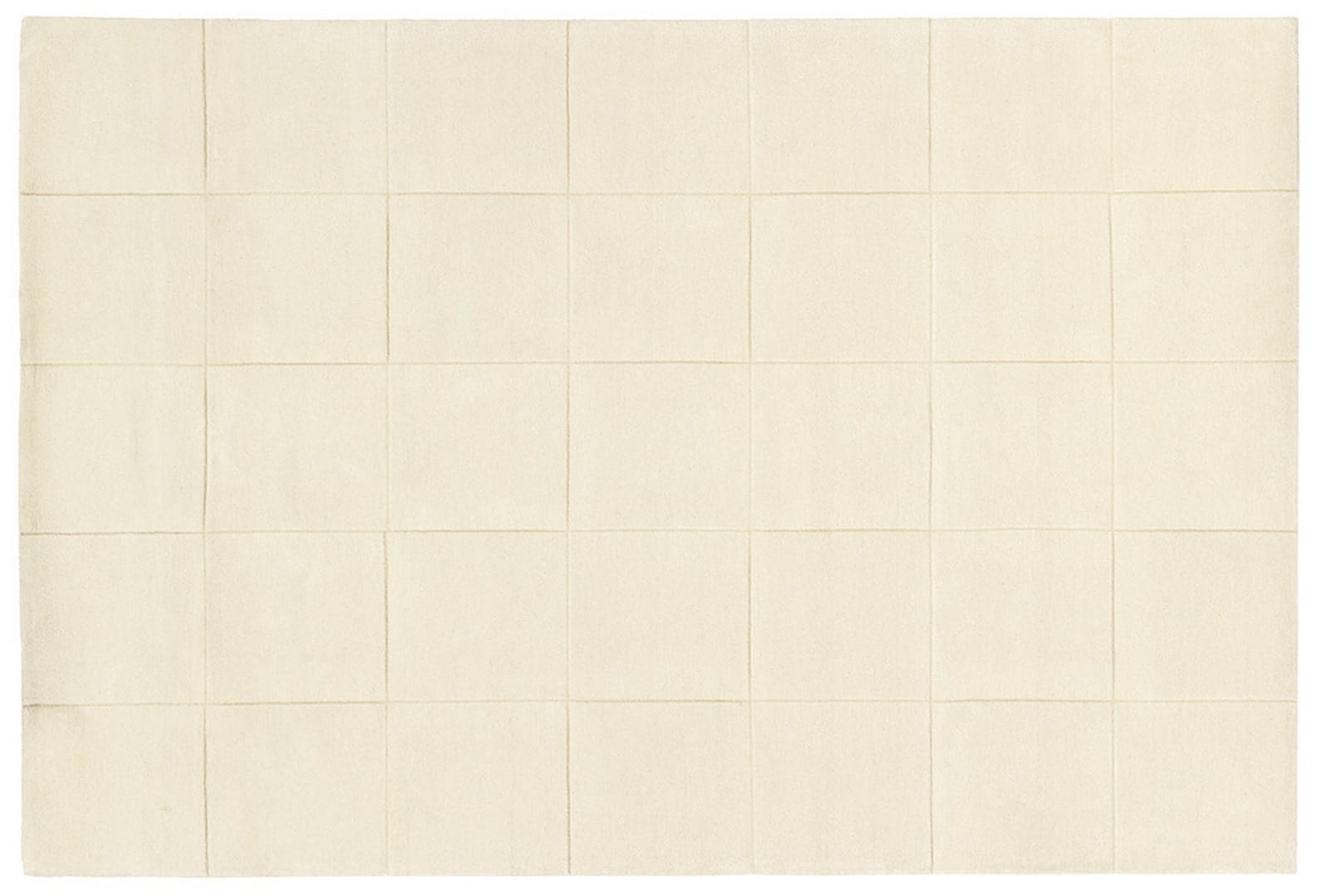 Dywan kafelkowy geometryczny BLOCK Blanc Toulemonde Bochart