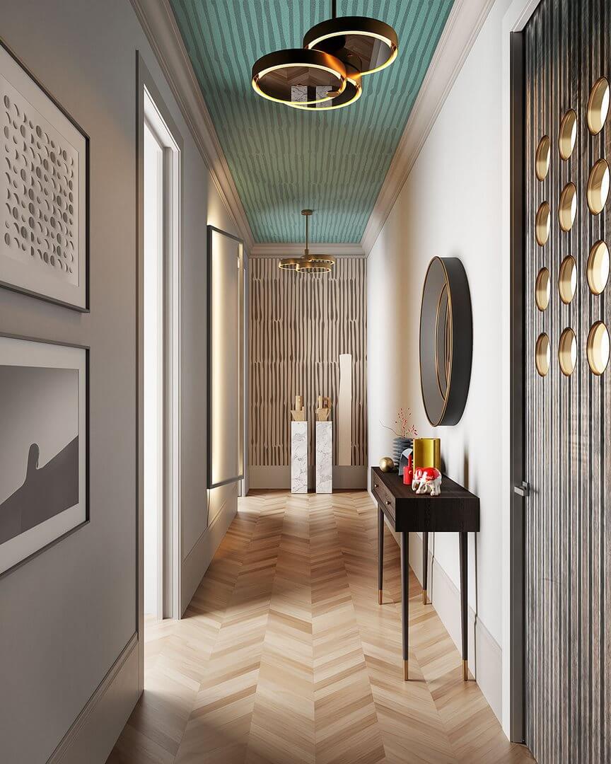 Fototapeta artystyczne paski Inkiostro Bianco FROTTAGE INKIETE2301 Flow