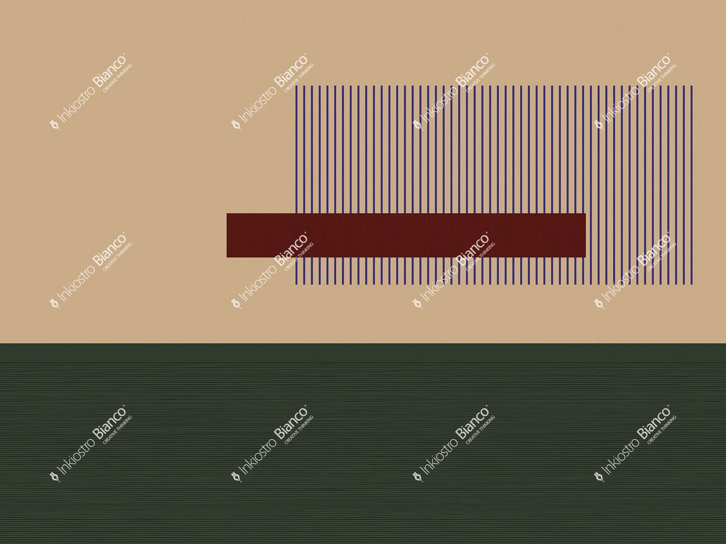 Fototapeta geometryczna Inkiostro Bianco STRIPWAVE INKARSA2302 Flow