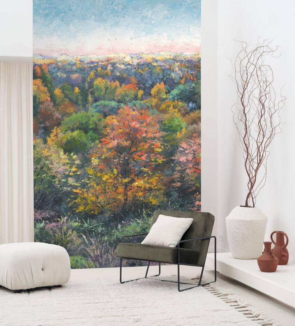 Mural krajobraz jesiennego lasu Casadeco WDWS 88973703 M Indian Summer WonderWalls