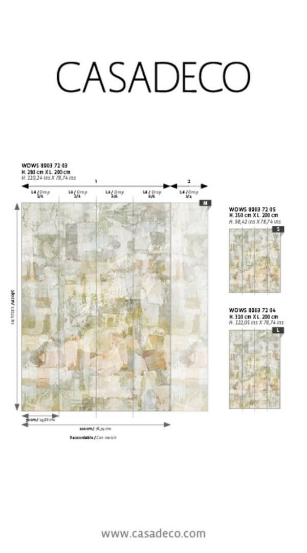 Mural w industrialnym stylu Casadeco WDWS 89037203 M Etats D'ame WonderWalls