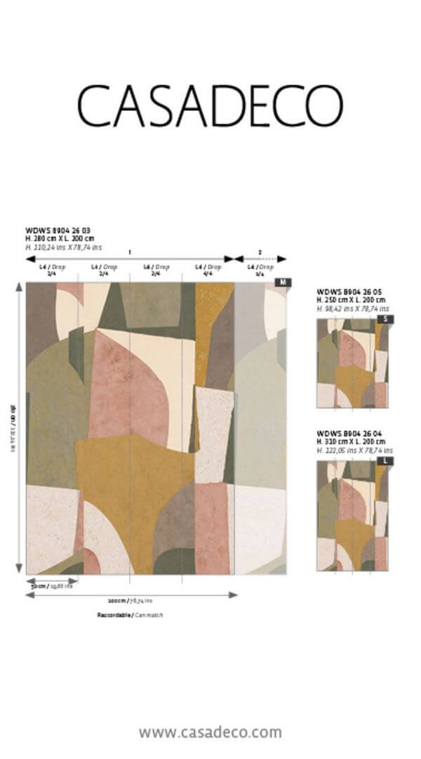 Mural geometryczny Casadeco WDWS 89042603 M Maestro WonderWalls