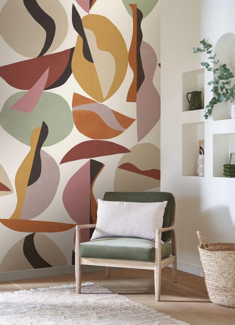 Mural artystyczne kształty Casadeco WDWS 89053304 L Bons Baisers WonderWalls