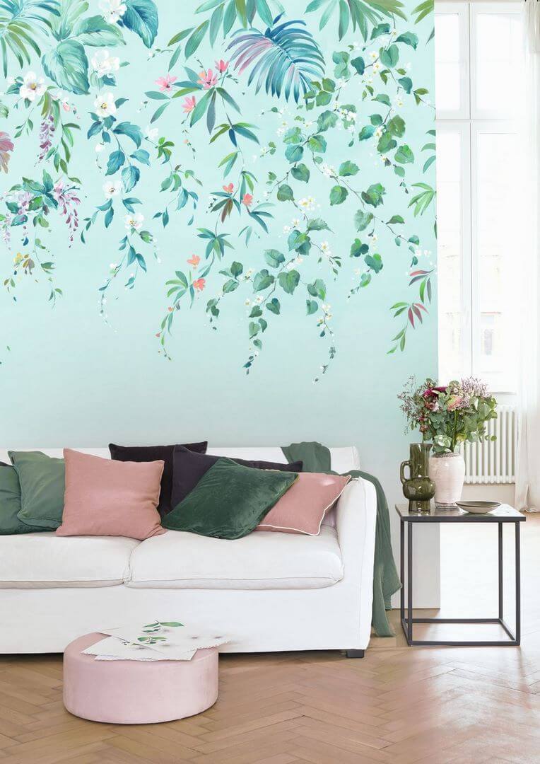 Mural roślinny Casadeco WDWS 89166707 S Ronde Vegetale WonderWalls