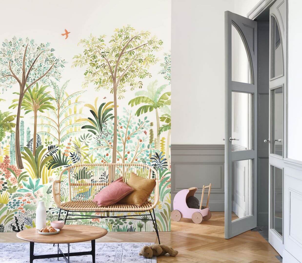 Mural dżungla Casadeco WDWS 89187405 S Funky Tropic WonderWalls