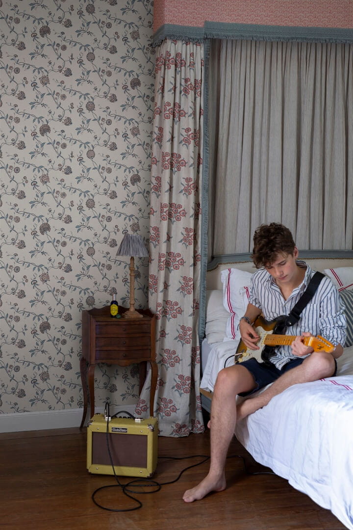 Tapeta roślinne pnącza Sandberg S10265 Adelaide Blush Le Village