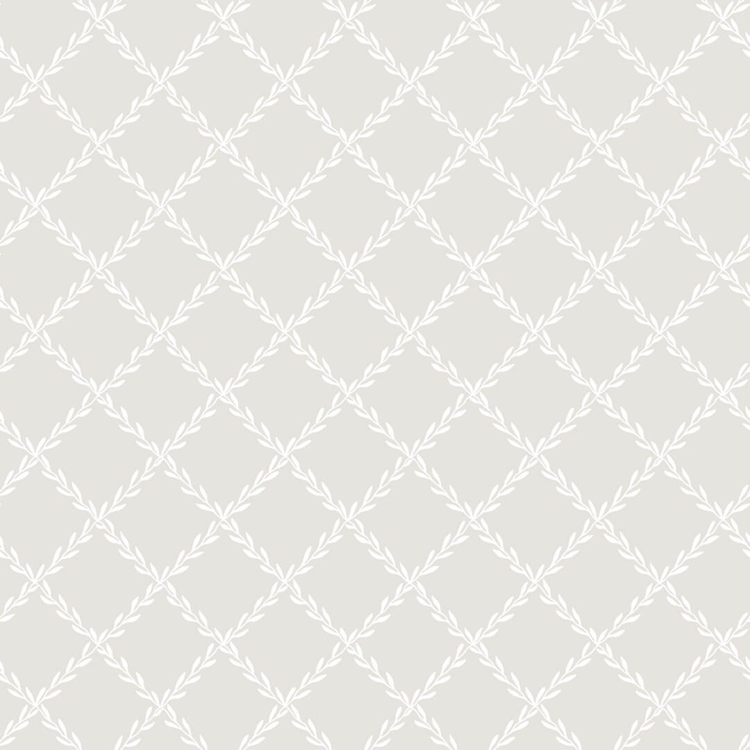 Tapeta roślinny trejaż Sandberg S10302 Trellis Gray Essentials