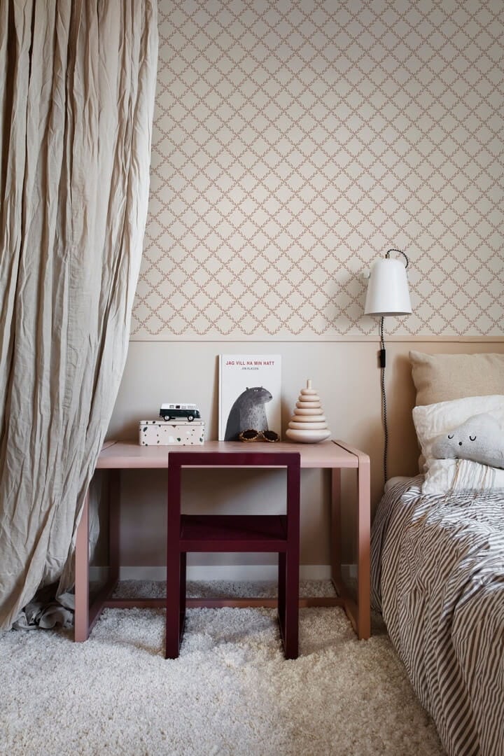 Tapeta roślinny trejaż Sandberg S10305 Trellis Terracotta Essentials