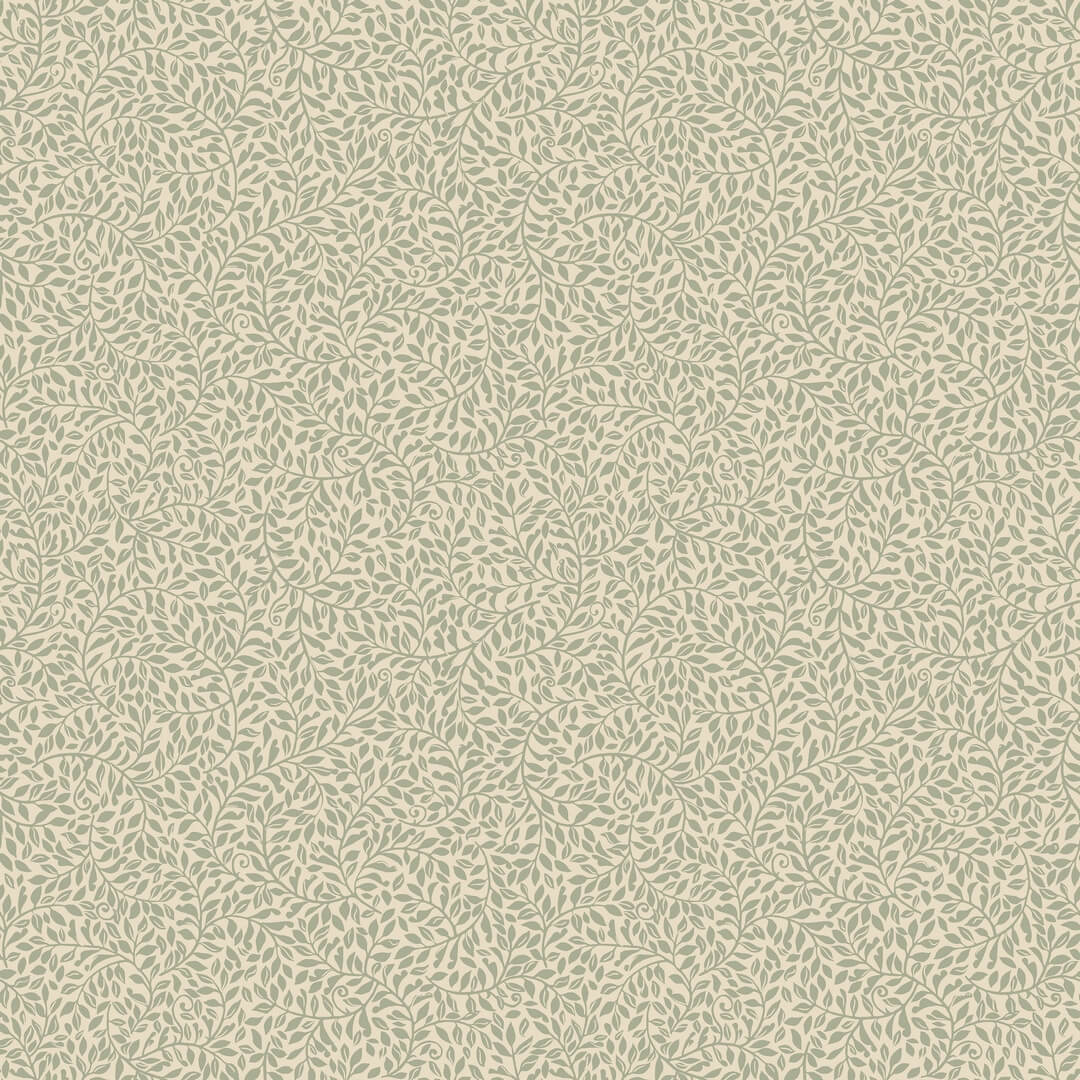 Tapeta drobne liście Sandberg S10310 Bladverk Green Essentials