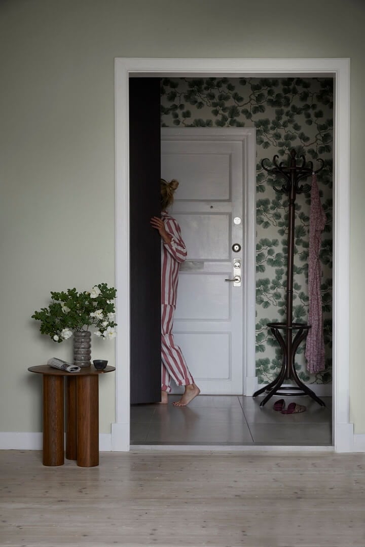 Tapeta jednokolorowa Sandberg S10315 Sten Garden Green Essentials