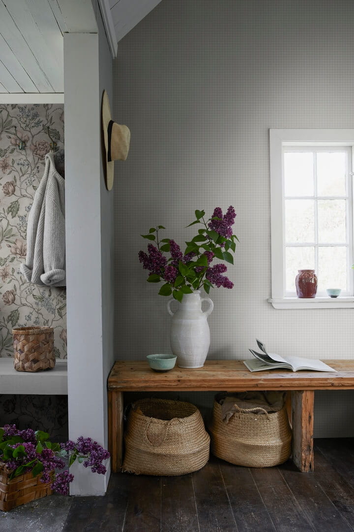 Tapeta kratka Sandberg S10316 Ruta Gray Essentials
