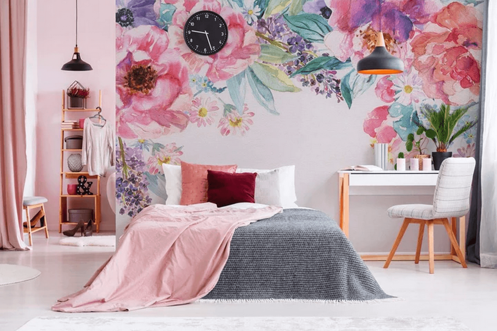 Fototapeta kwiaty zawilca WallArt Nettare Vivid