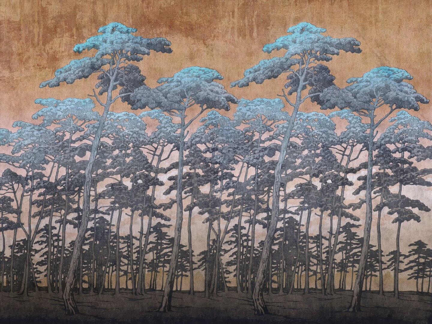 Fototapeta sosnowy las WallArt Secret Forest
