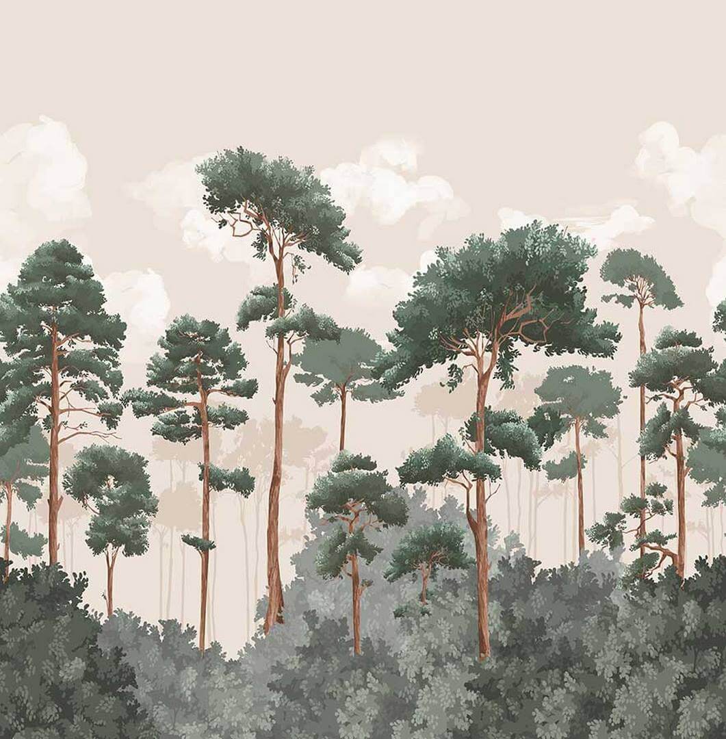 Mural tropikalny las PaperMint MATSU Soleil 1100 Origins