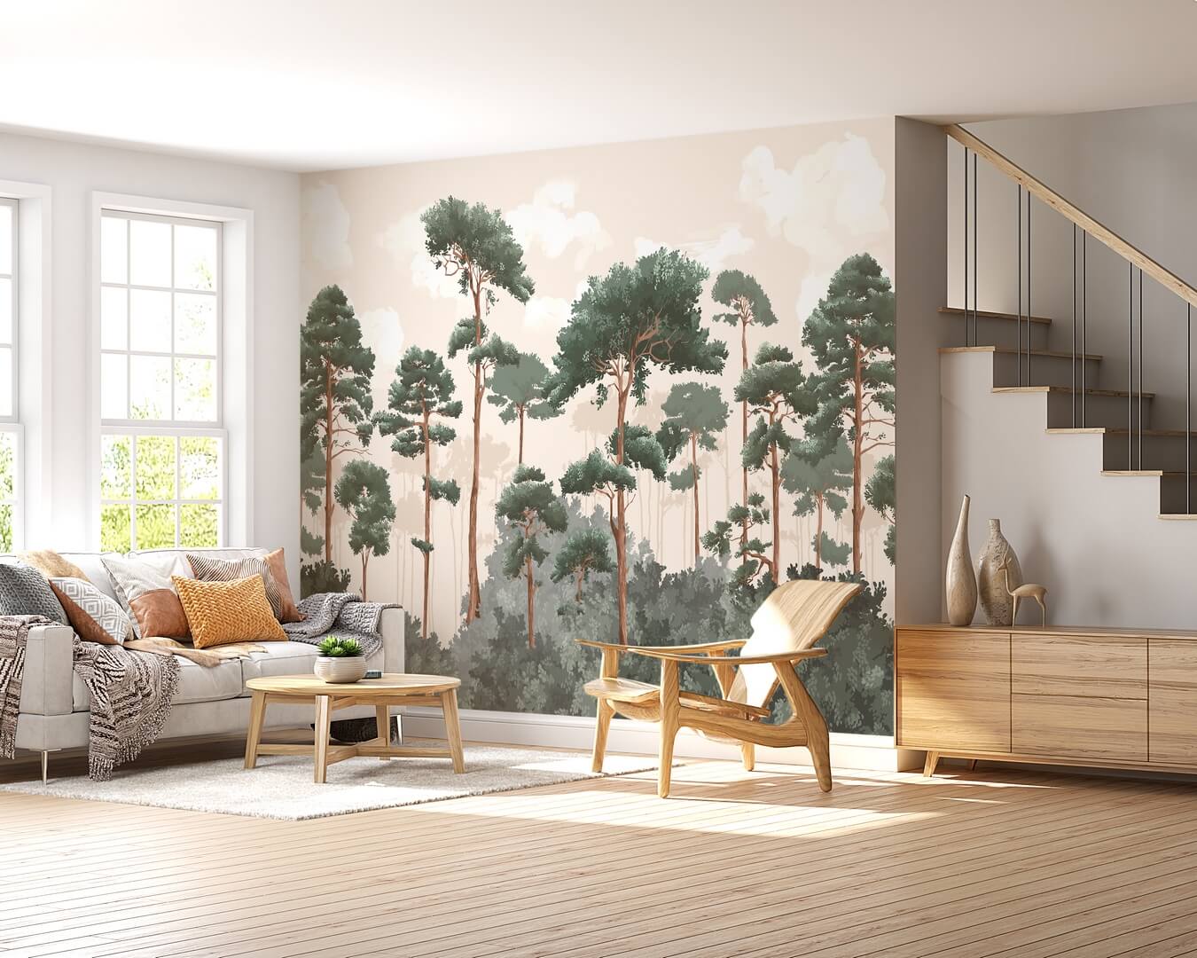 Mural tropikalny las PaperMint MATSU Soleil 1100 Origins