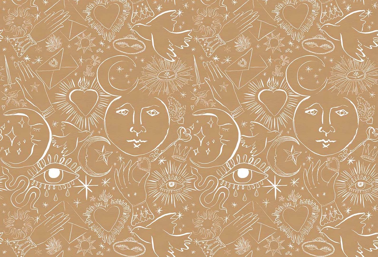 Mural mistyczne wzory PaperMint MYSTIC Fond Agate 1025 Origins