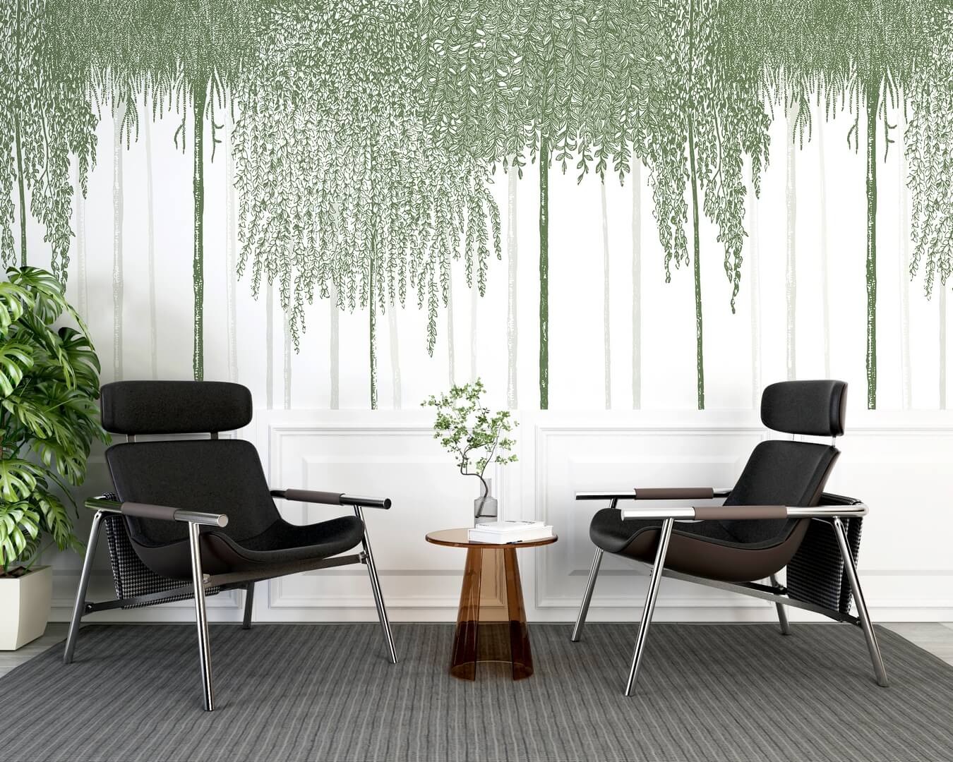 Mural drzewa PaperMint WOODS Vert Foret 963 Origins