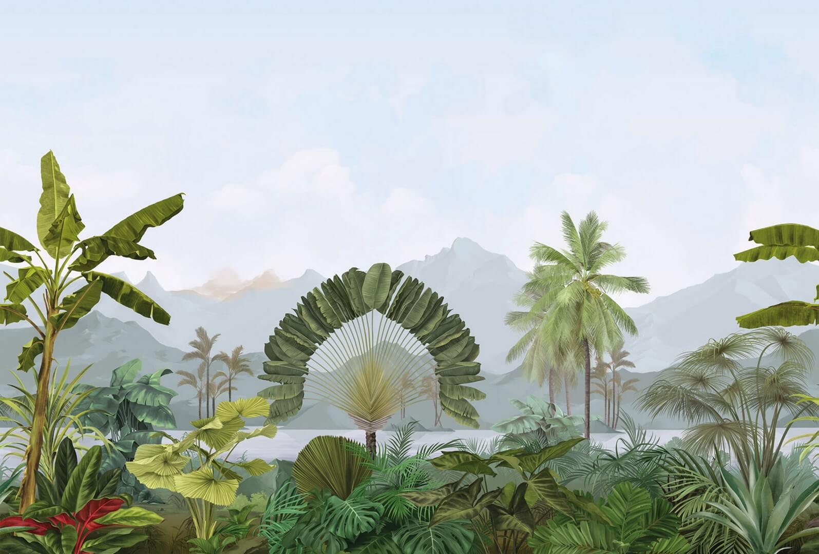 Mural dżungla PaperMint AMAZONIA Naturel R001 Les Essentiels