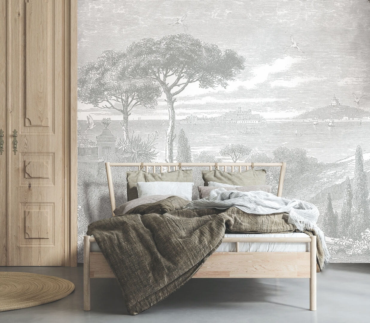 Mural nadmorski krajobraz PaperMint BORD DE MER Grisaille R004 Les Essentiels