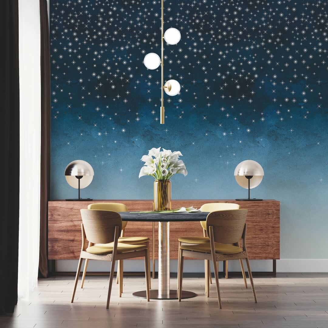 Mural niebo gwiazdy PaperMint ETOILES Dark Blue R020 Les Essentiels
