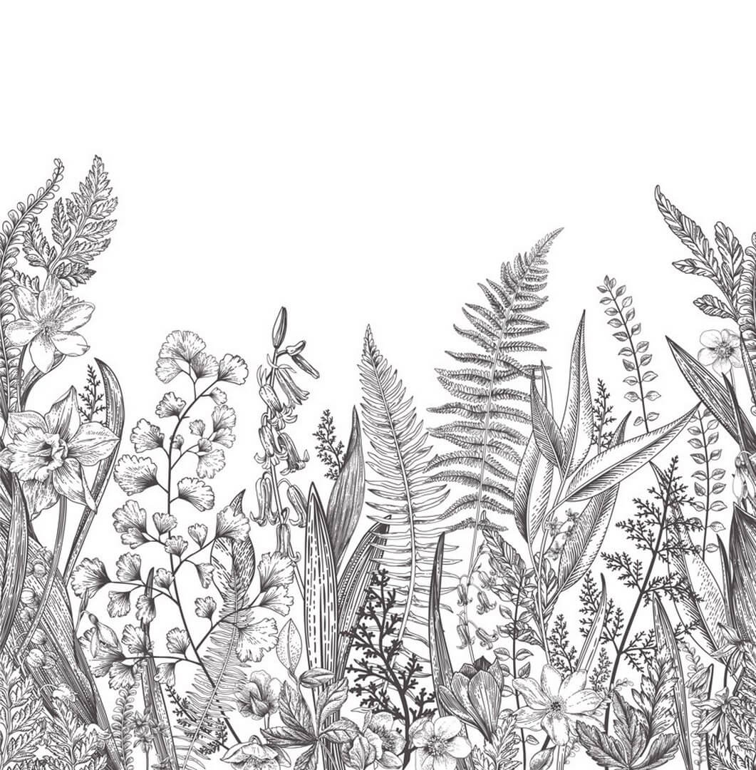 Mural łąka PaperMint GARDEN LINE Quartz R023 Les Essentiels