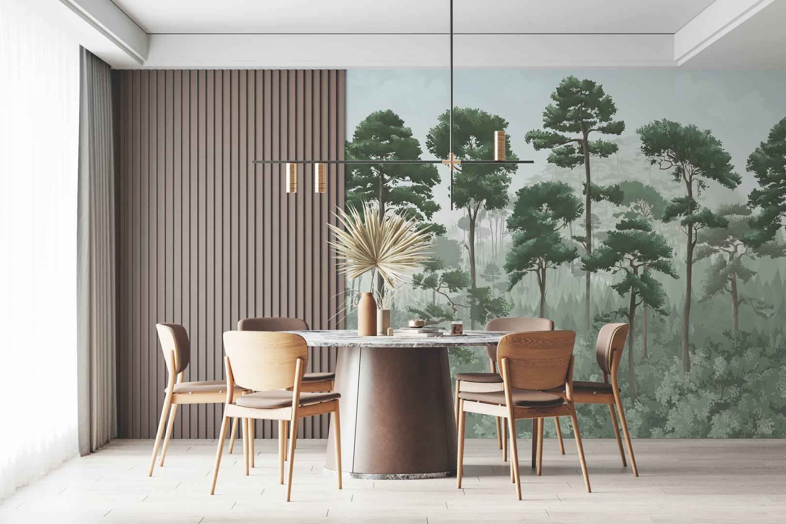 Mural las PaperMint OKA Vert Foret R030 Les Essentiels