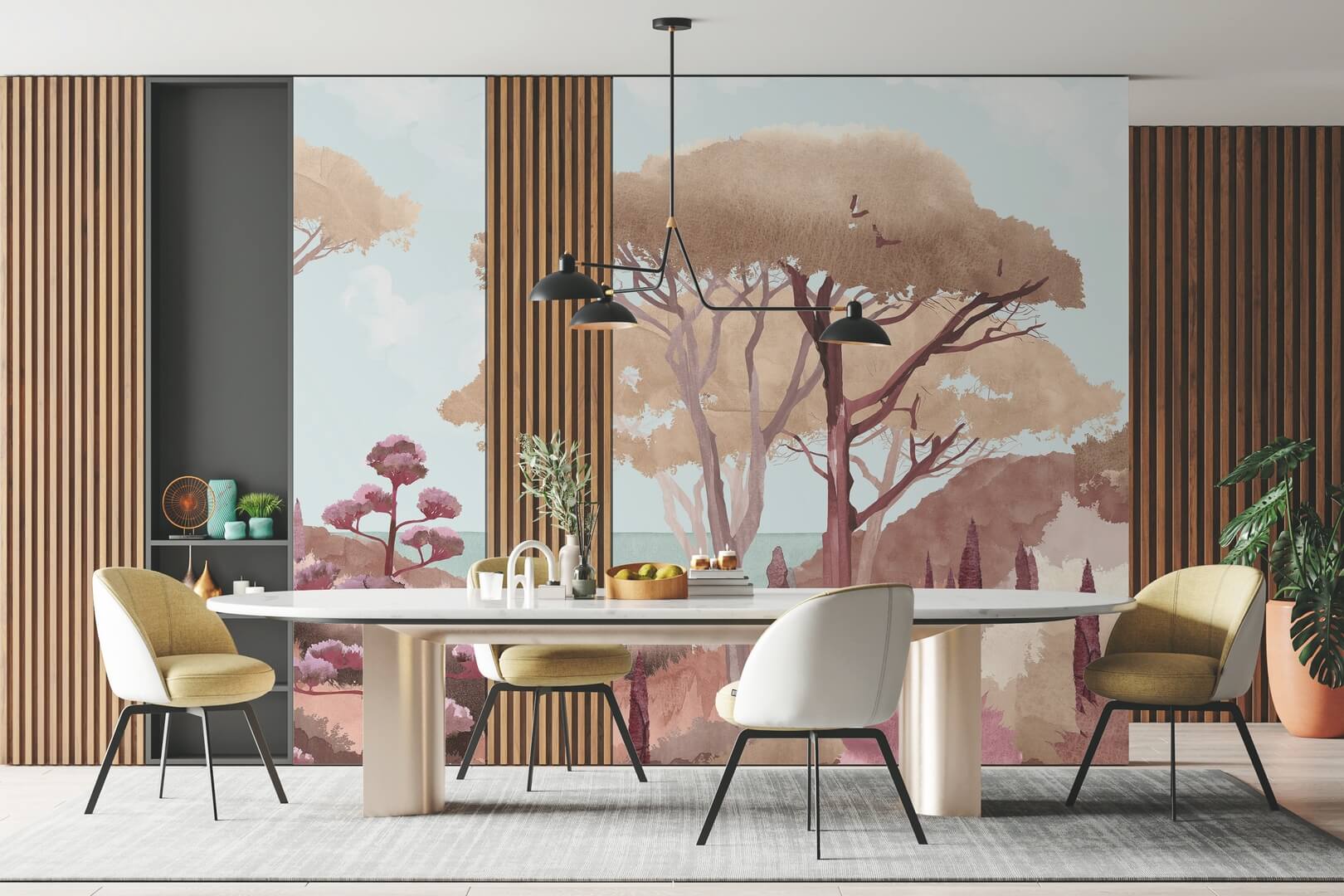 Mural krajobraz morskiego wybrzeża PaperMint RIVIERA Ete Indien R041 Les Essentiels