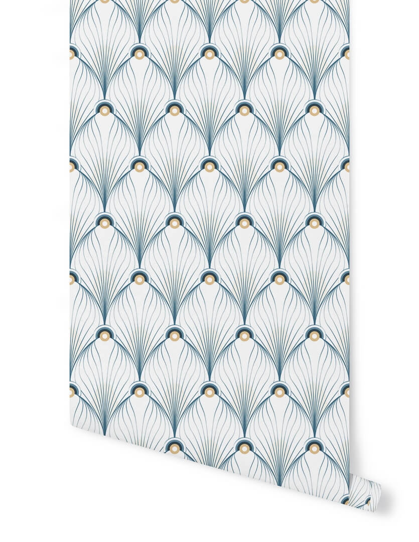 Tapeta art deco Papermint PAON Blanc 860 Classics