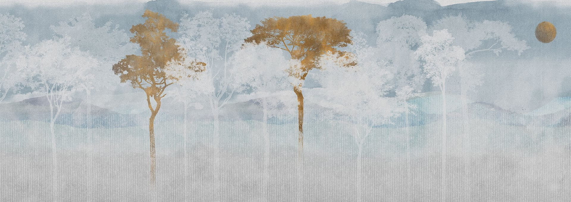 Fototapeta krajobraz japońskiego lasu Tecnografica 80764-1 JAPAN FOREST SKY Metal