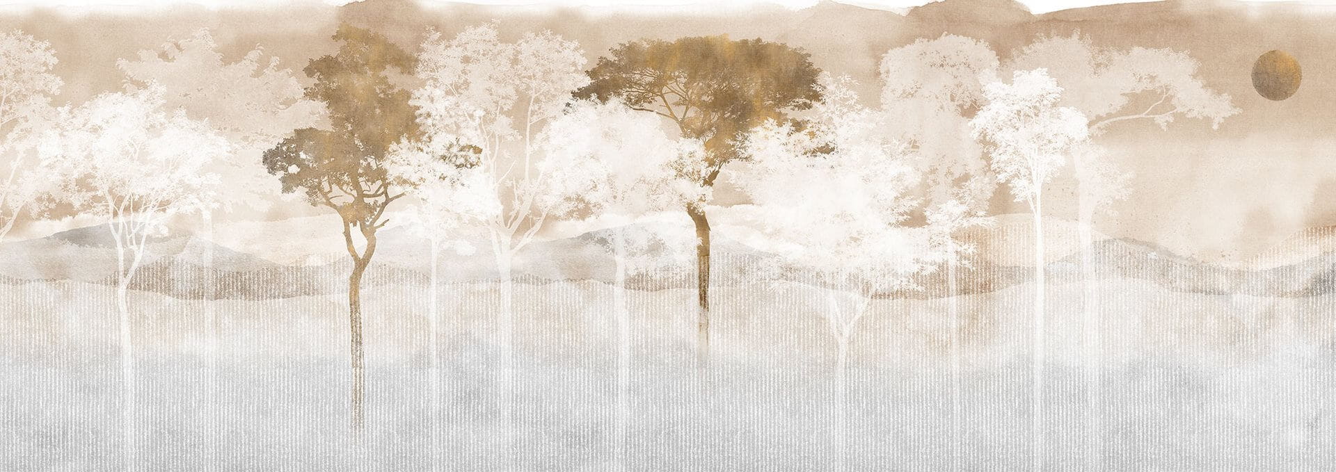 Fototapeta krajobraz japońskiego lasu Tecnografica 80764-2 JAPAN FOREST SUNSET Metal