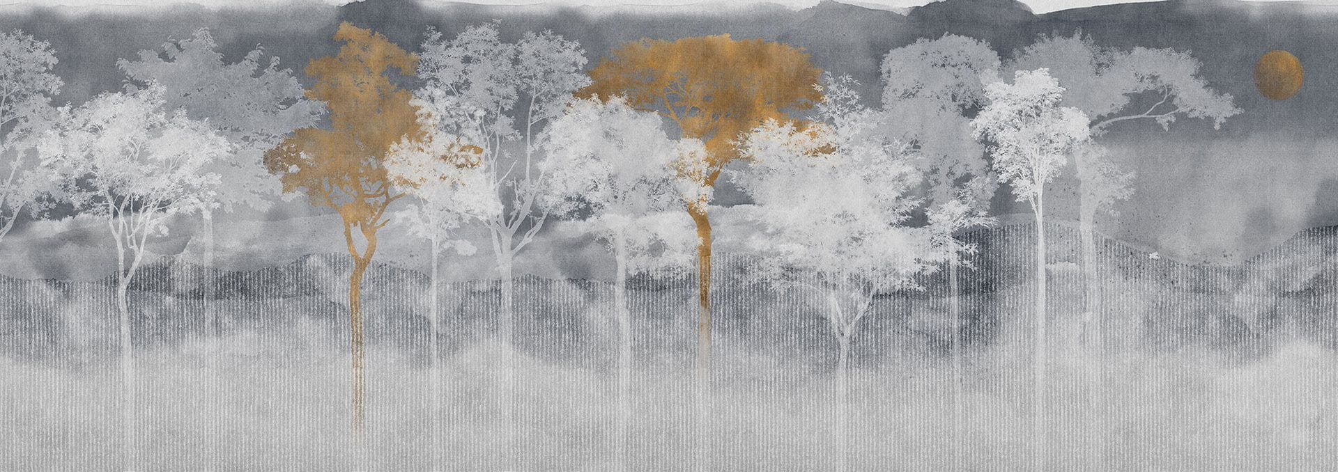 Fototapeta krajobraz japońskiego lasu Tecnografica 80764-3 JAPAN FOREST NIGHT Metal