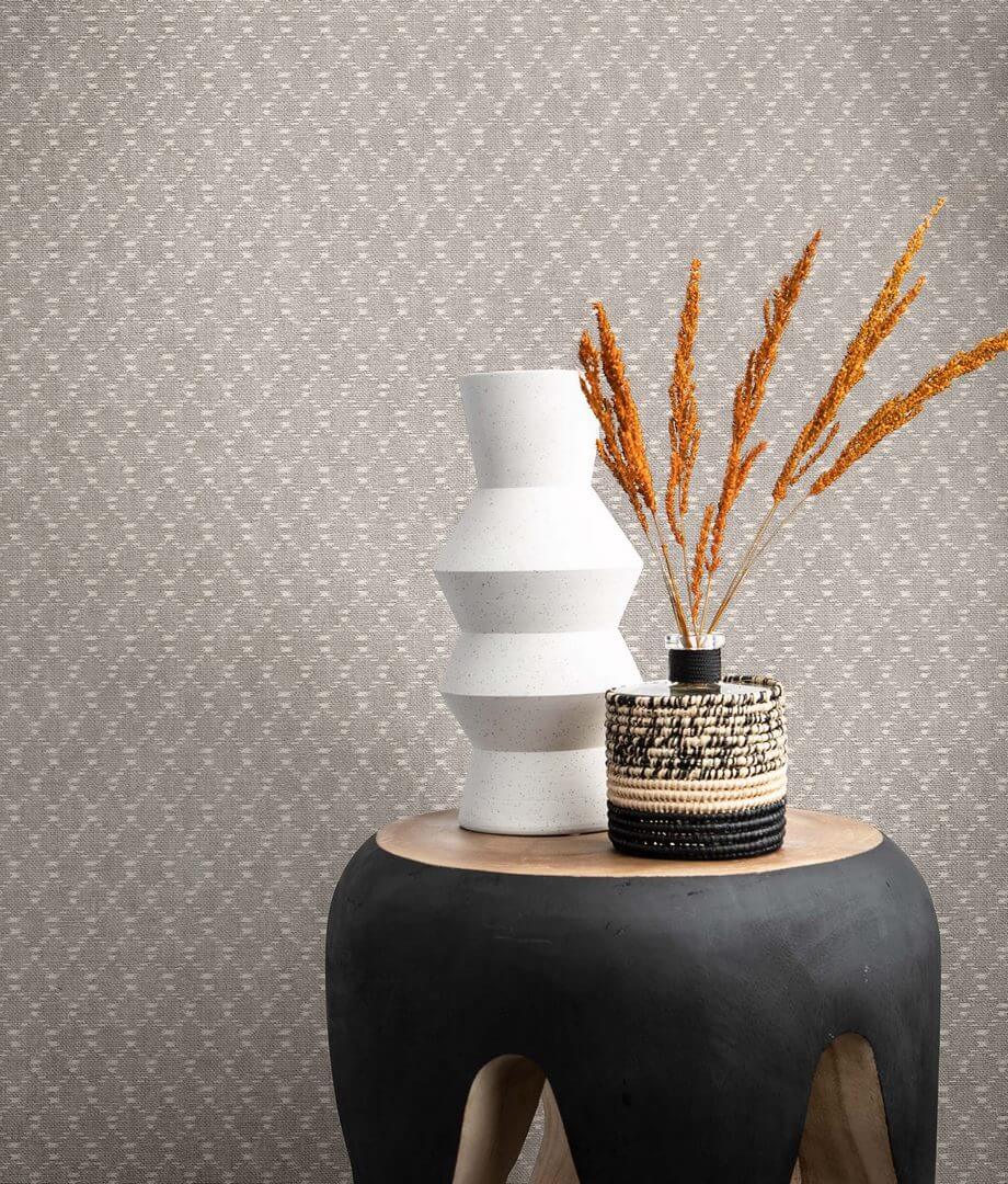 Tapeta geometryczna Decoprint TA25031 Ikat Textile Thaiti