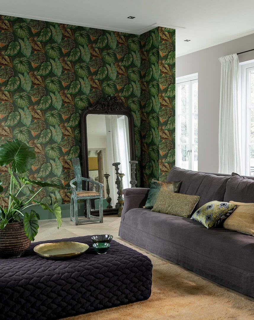 Tapeta tropikalne liście Decoprint TA25050 Tropical Leaves Thaiti