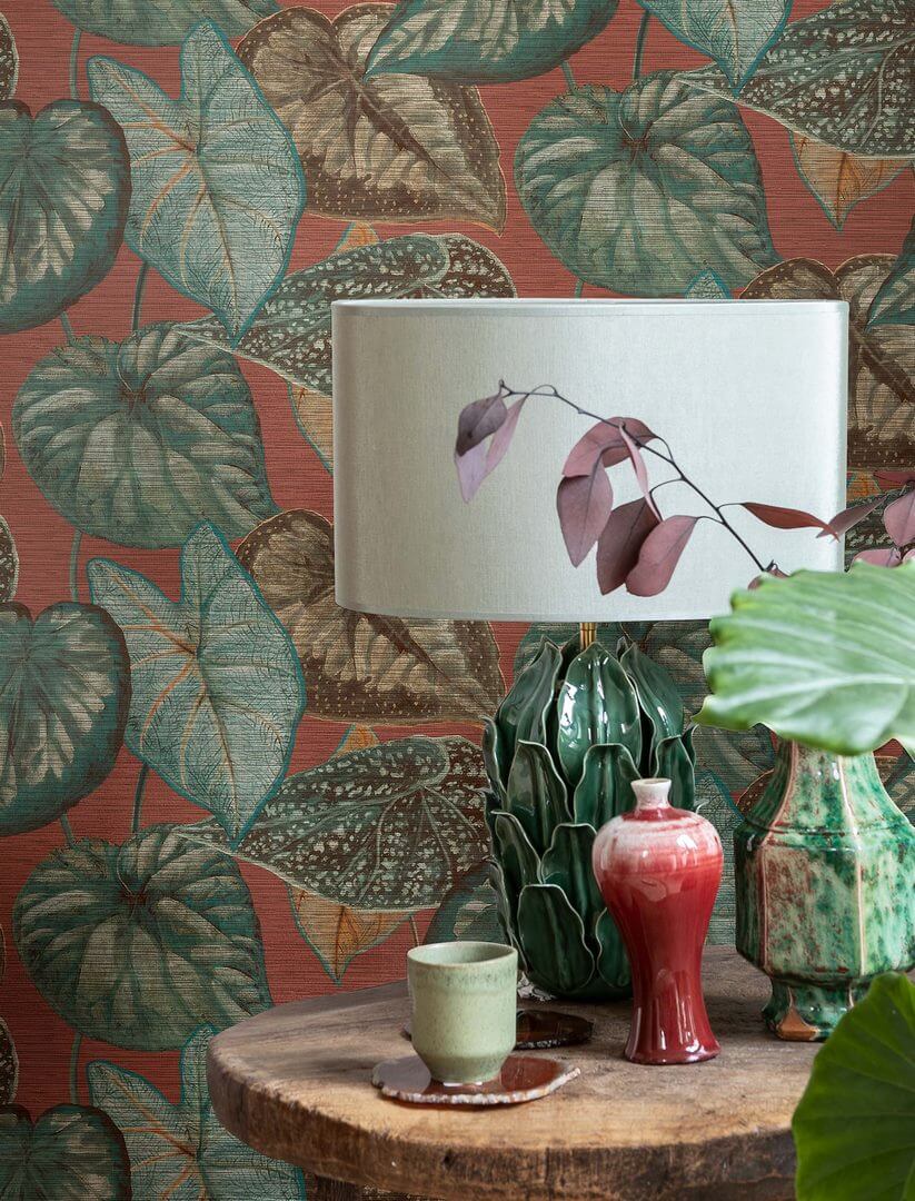 Tapeta tropikalne liście Decoprint TA25054 Tropical Leaves Thaiti