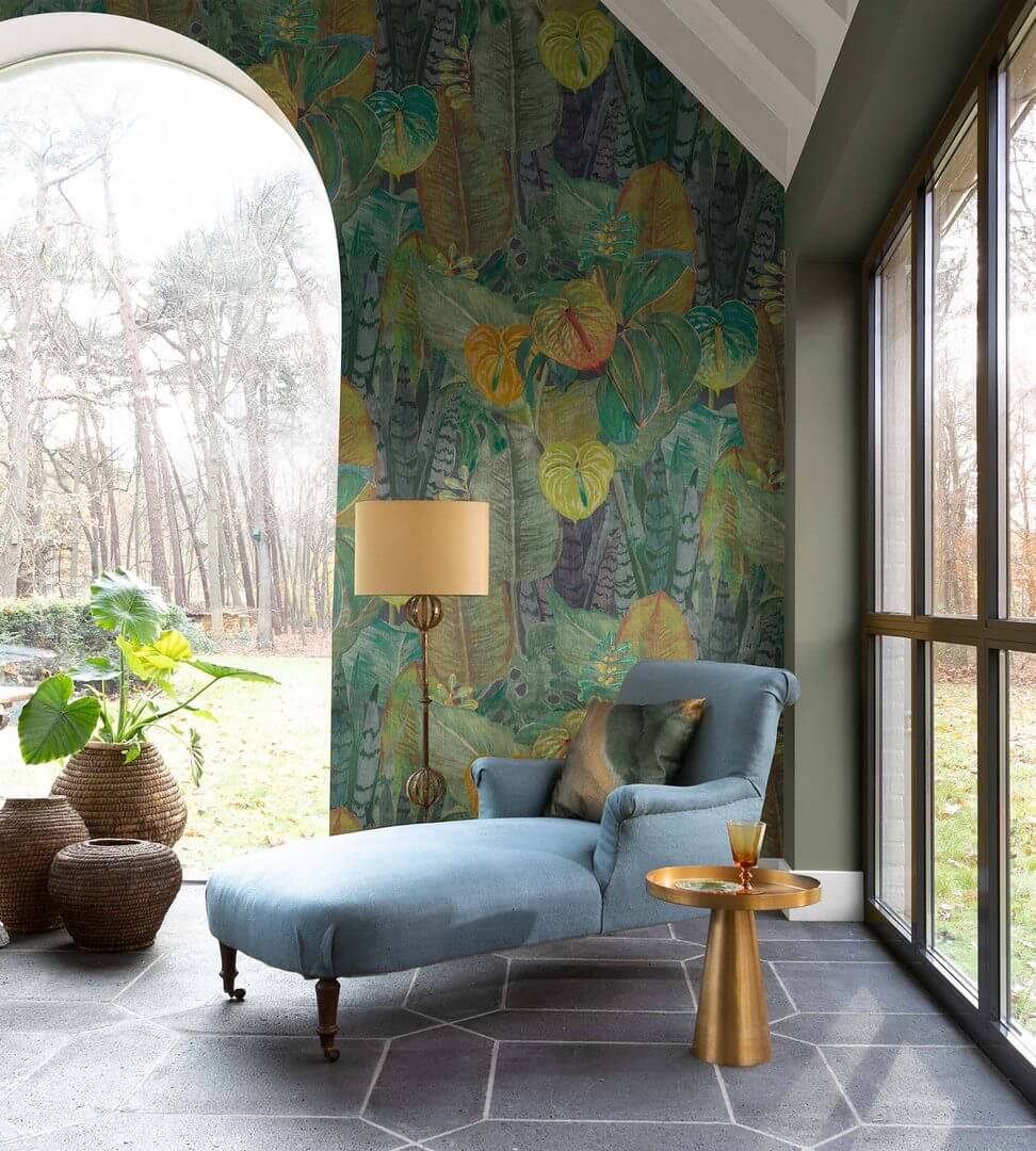 Mural tropikalne liście Decoprint TAD25090 Tropical Thaiti