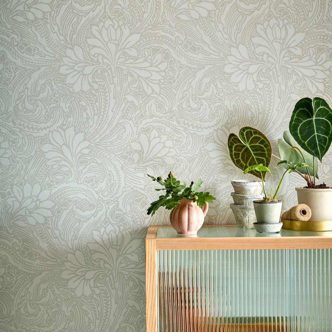 Tapeta roślinna 1838 Wallcoverings 2311-173-01 Eden Natural V&A Decorative Papers