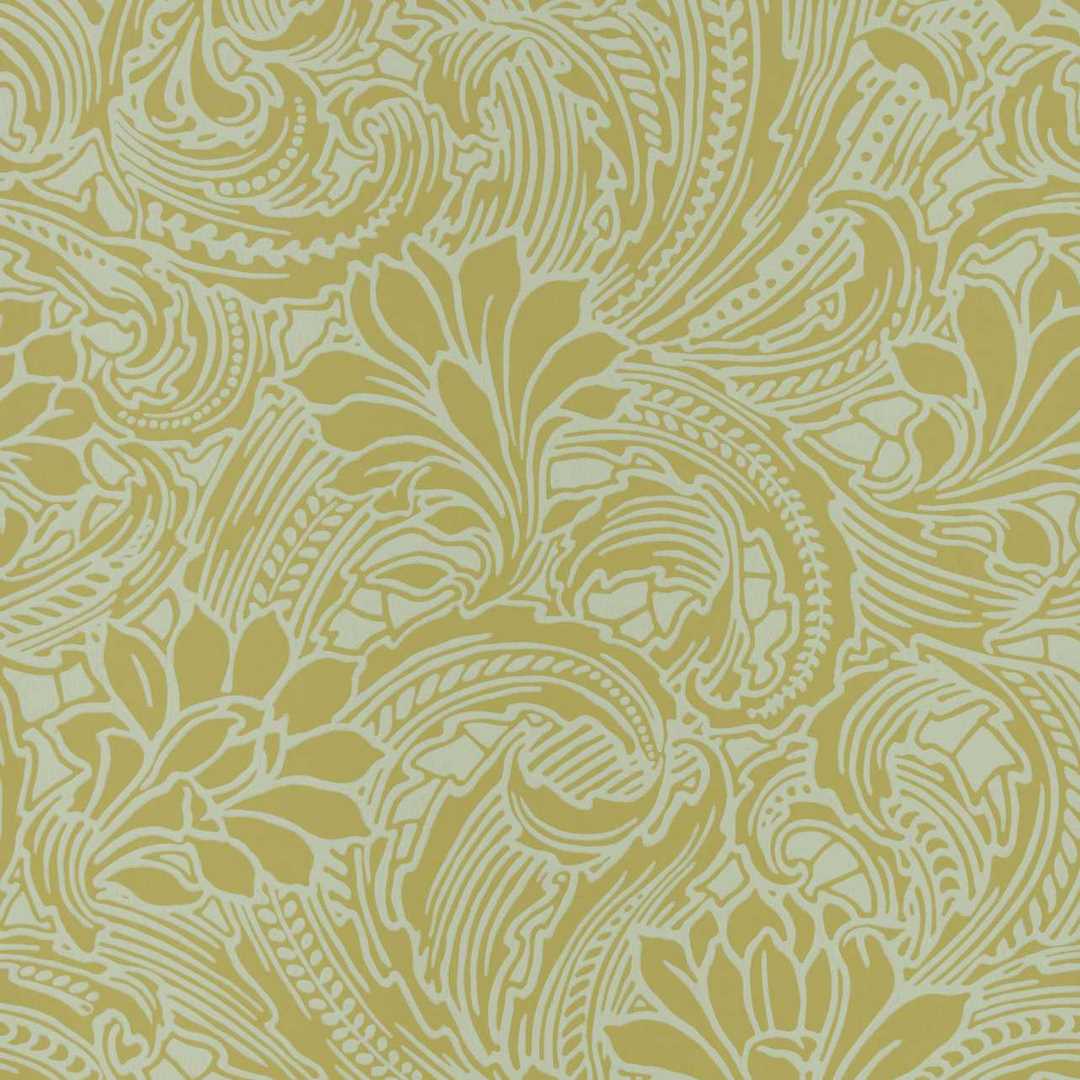 Tapeta roślinna 1838 Wallcoverings 2311-173-02 Eden Mellow Yellow V&A Decorative Papers