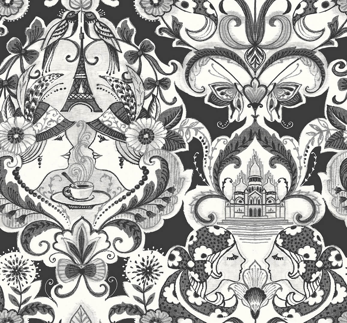 Tapeta współczesny ornament Wallquest NW90886 Sadie Daylight