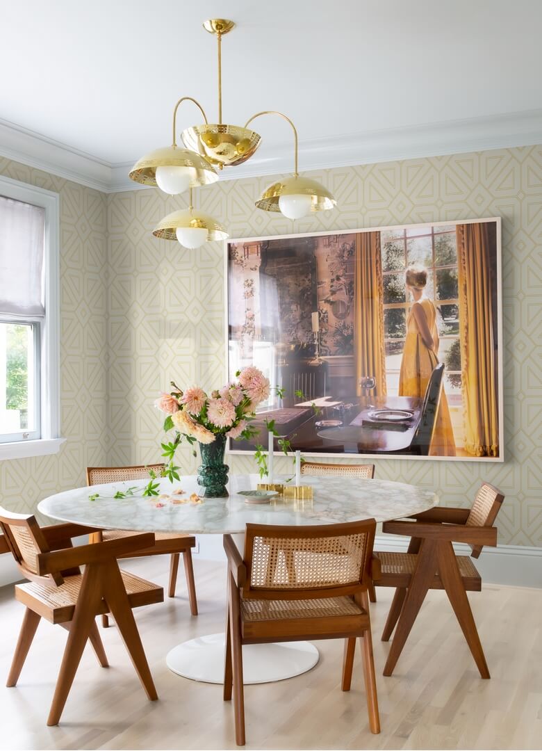 Tapeta geometryczna kwarc Wallquest SP87370 Voltaire Bead Geo Daylight