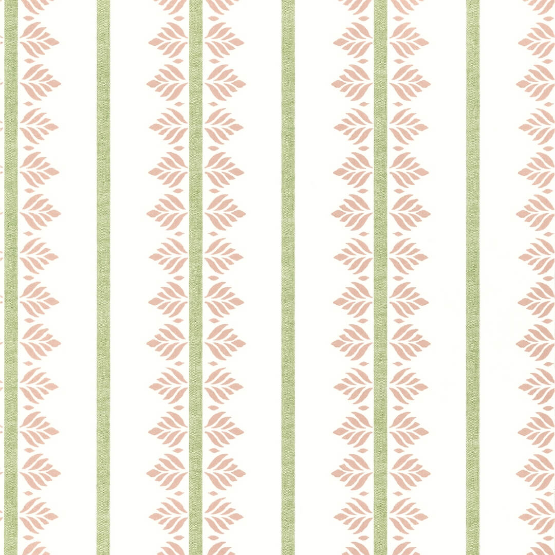 Tapeta paski i liście Anna French AT15100 Fern Stripe Antilles
