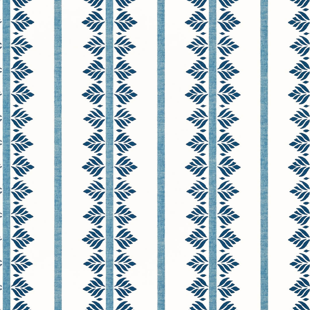 Tapeta paski i liście Anna French AT15101 Fern Stripe Antilles